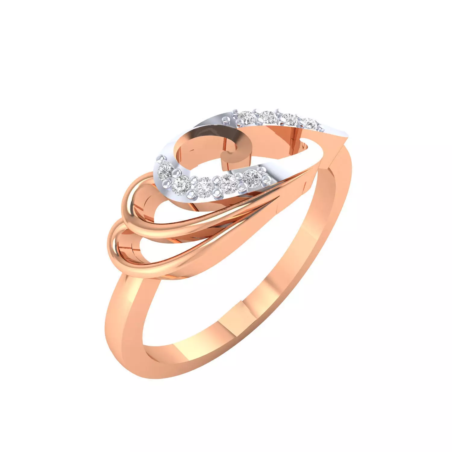 Women ring 3dm stl render detail 3D print model 3D print model_0