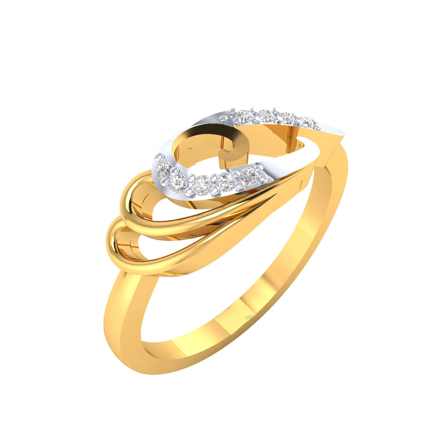 Women ring 3dm stl render detail 3D print model 3D print model_1