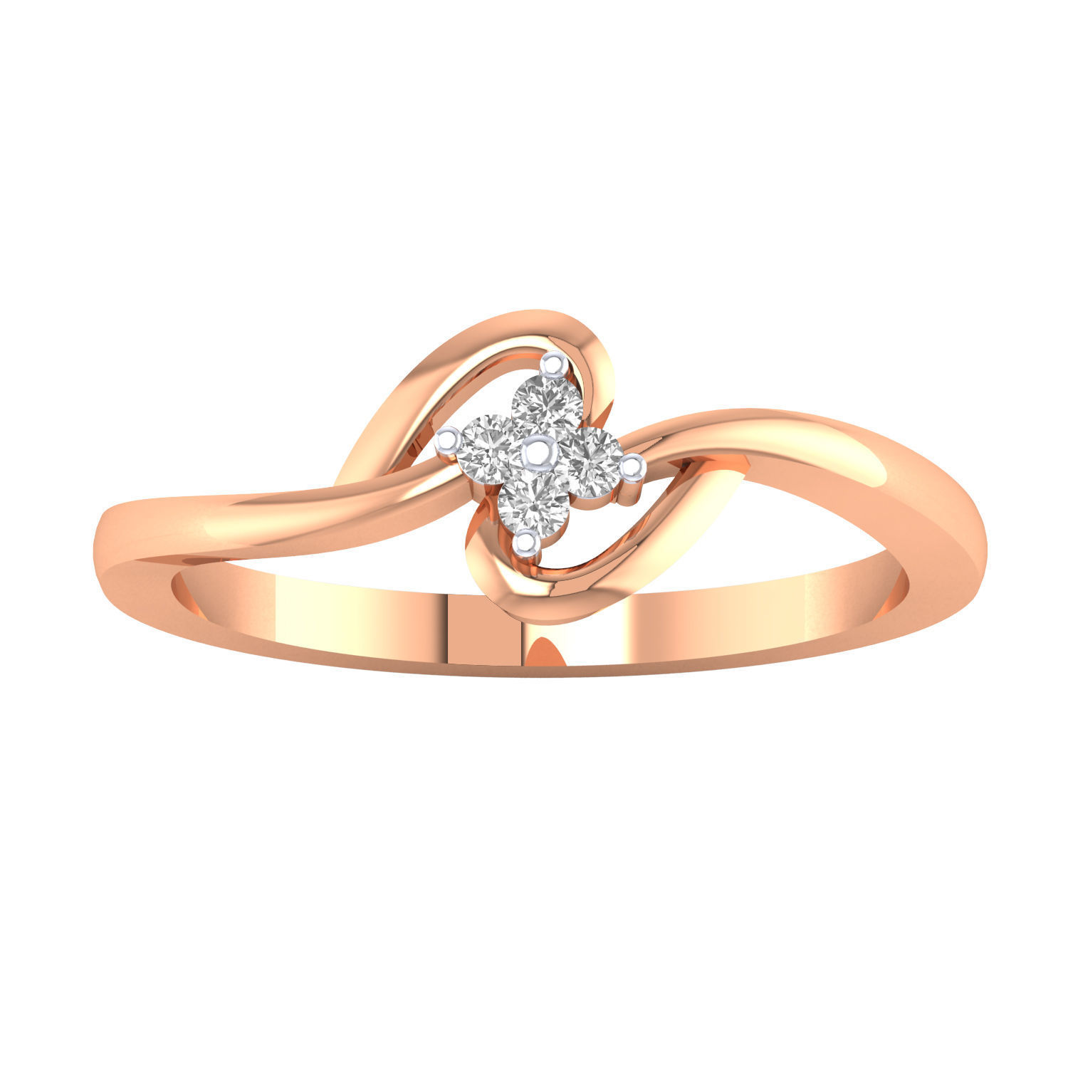 Women ring 3dm stl render detail 3D print model 3D print model_5