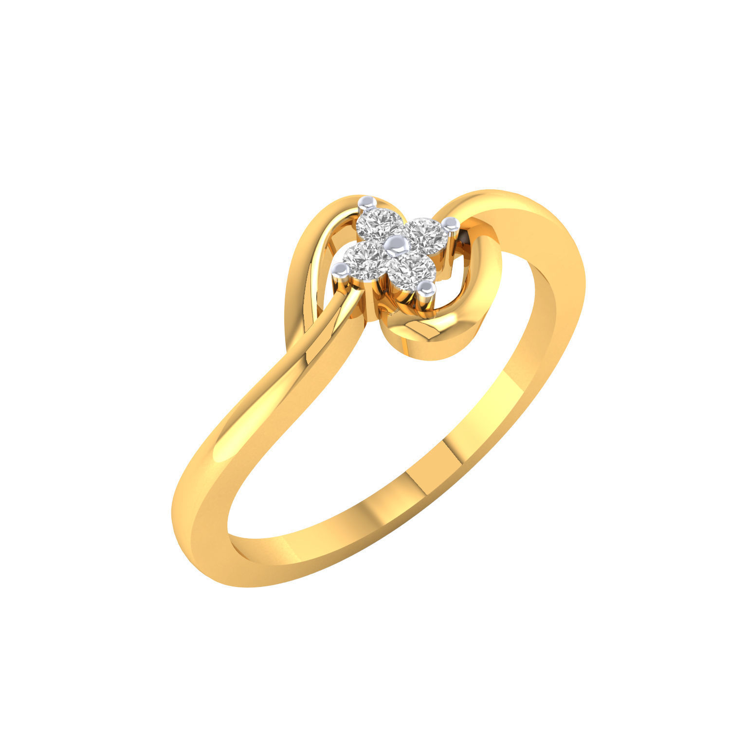 Women ring 3dm stl render detail 3D print model 3D print model_1
