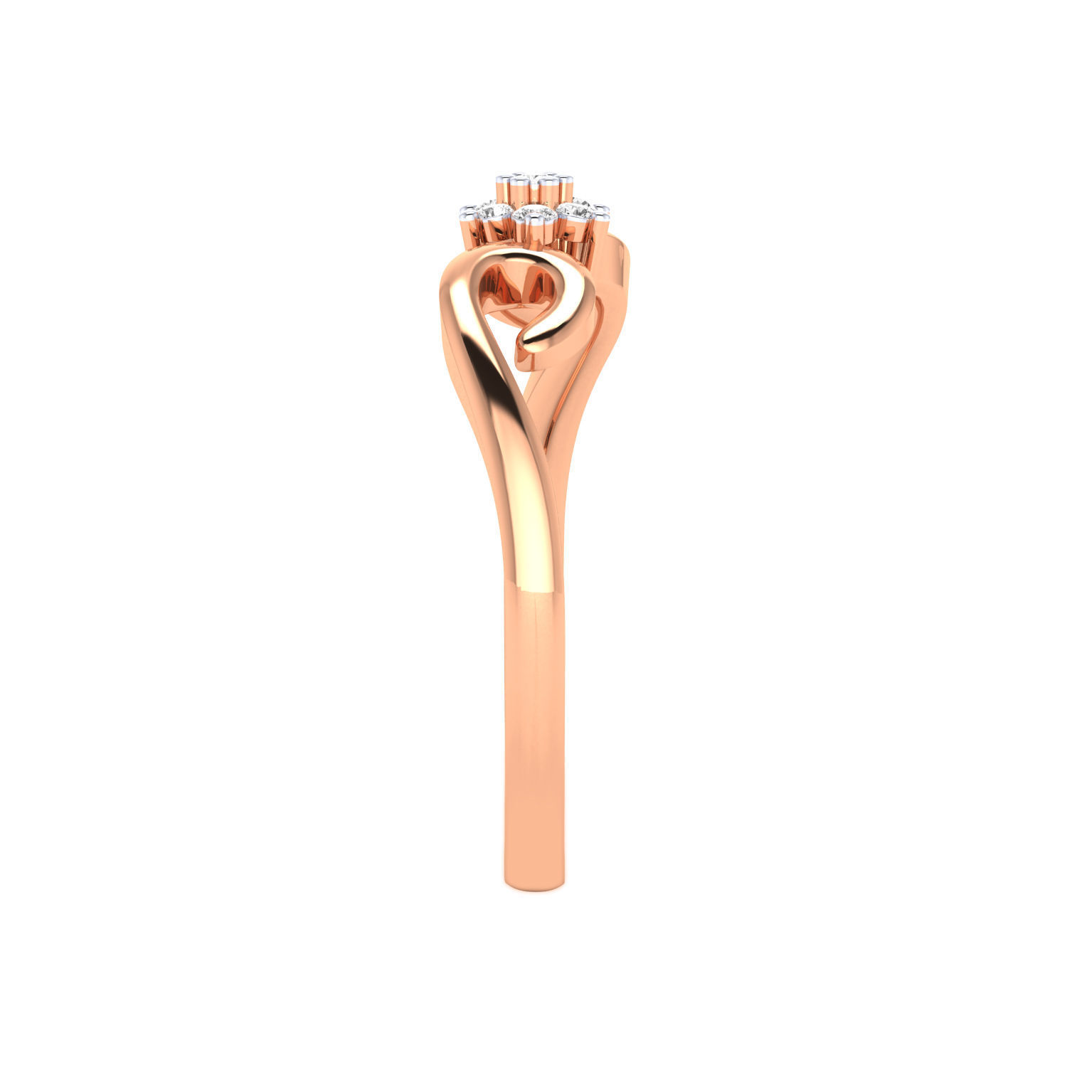 Women ring 3dm stl render detail 3D print model 3D print model_4