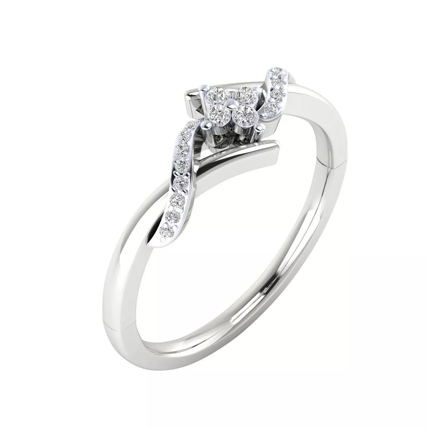 Women ring 3dm stl render detail 3D print model 3D print model_0