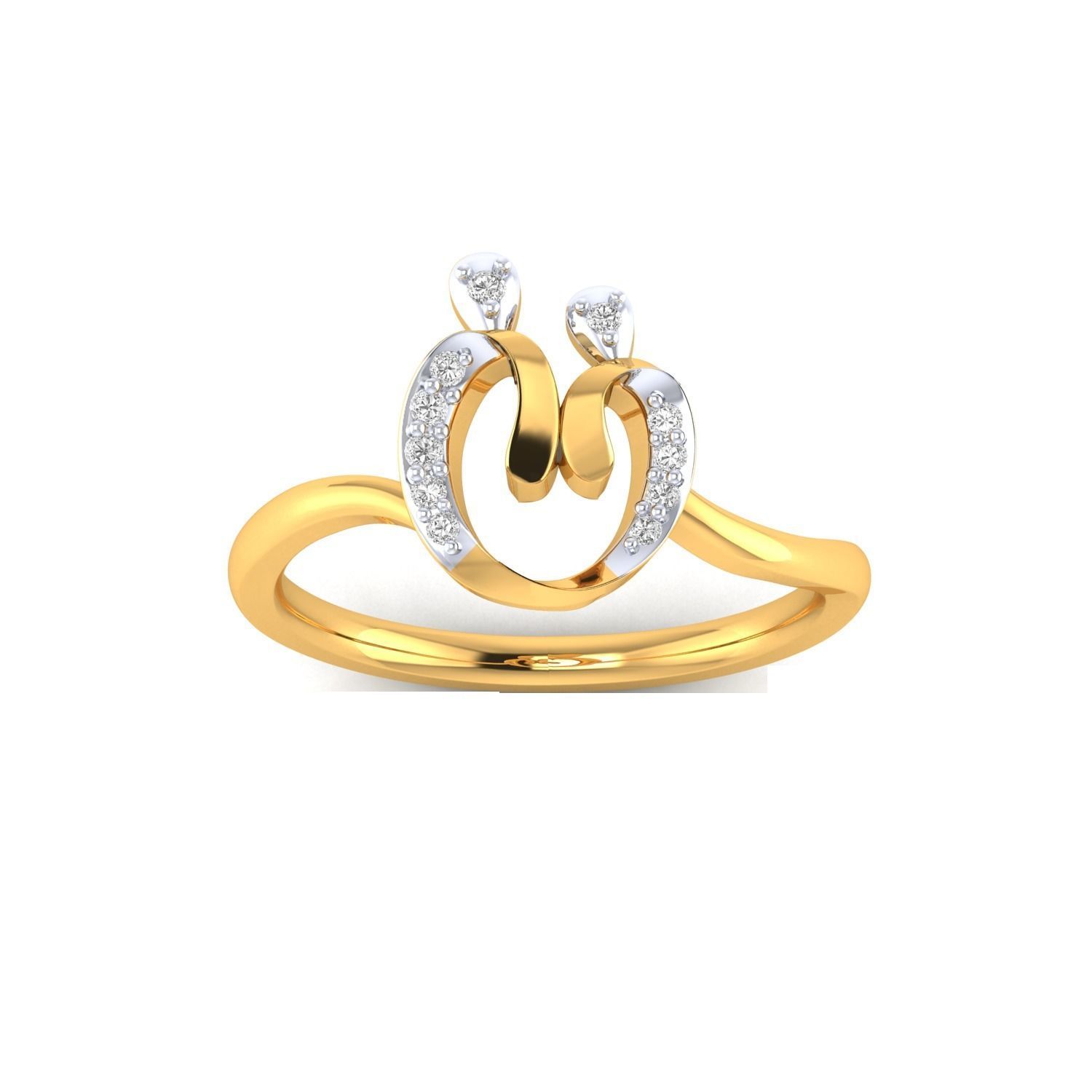 Women ring 3dm stl render detail 3D print model 3D print model_7