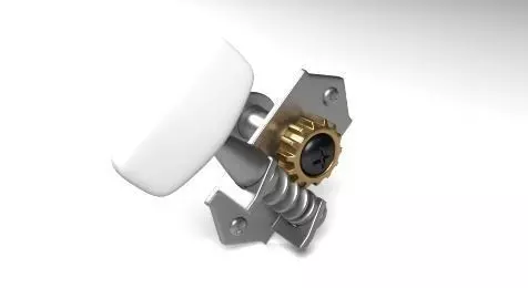 Guitar Peg Low-poly 3D model