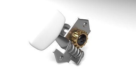 Guitar Peg  Low-poly 3D model