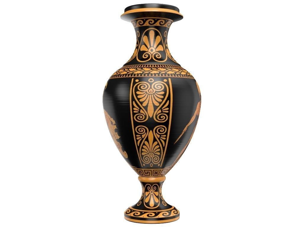Greek Vase - Ancient Greek Pottery 3D model_2