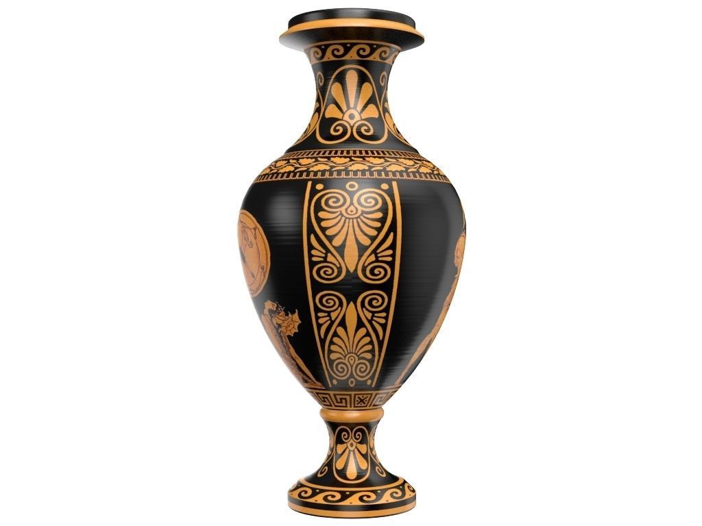 Greek Vase - Ancient Greek Pottery 3D model_6