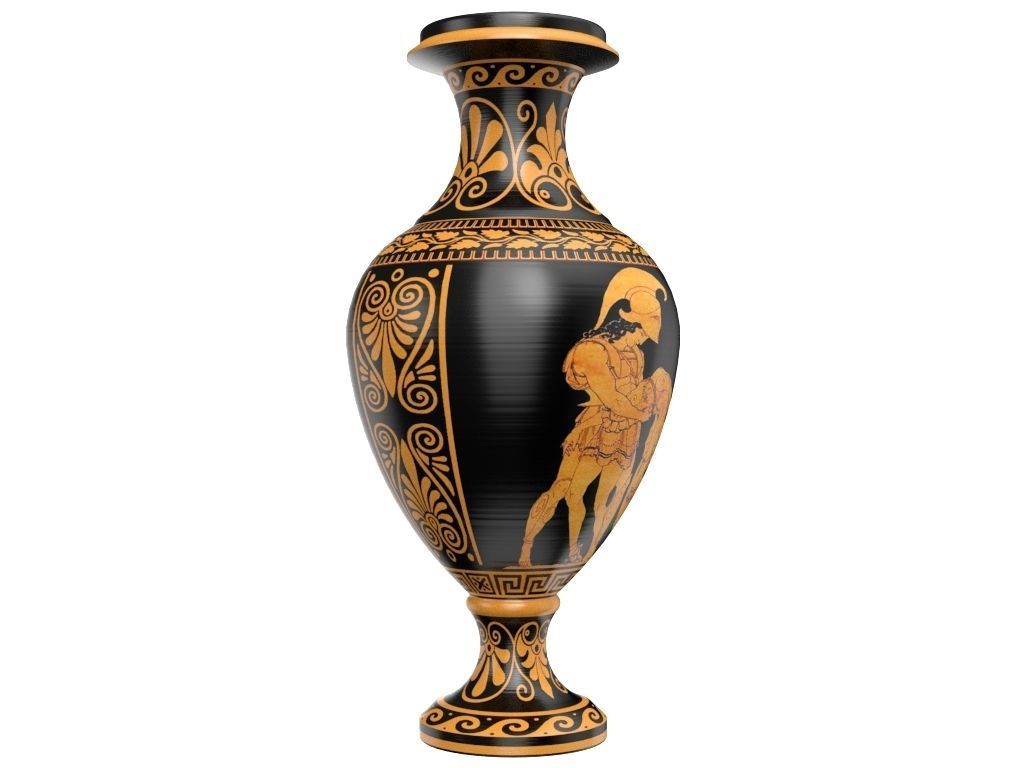 Greek Vase - Ancient Greek Pottery 3D model_7