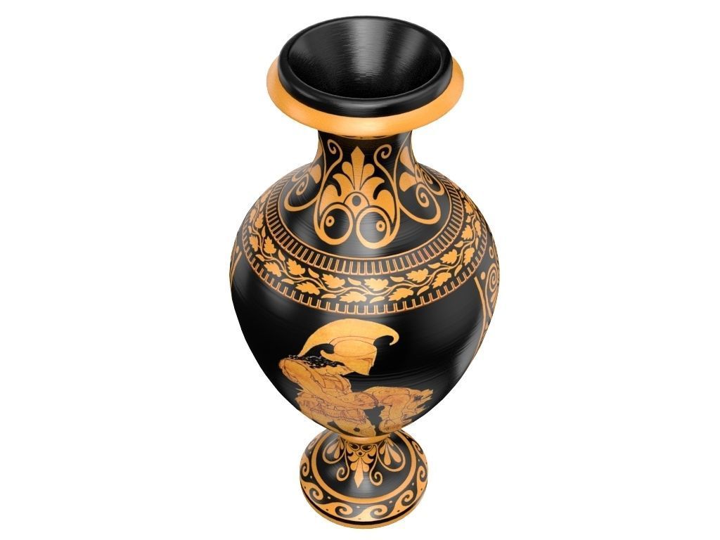 Greek Vase - Ancient Greek Pottery 3D model_8