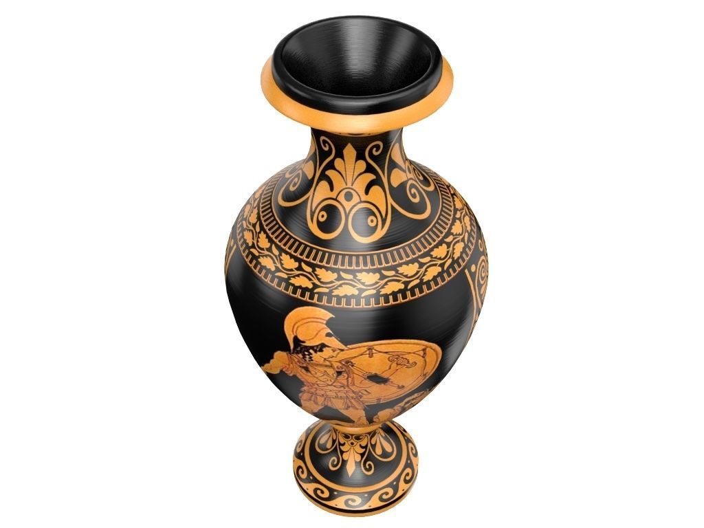 Greek Vase - Ancient Greek Pottery 3D model_9