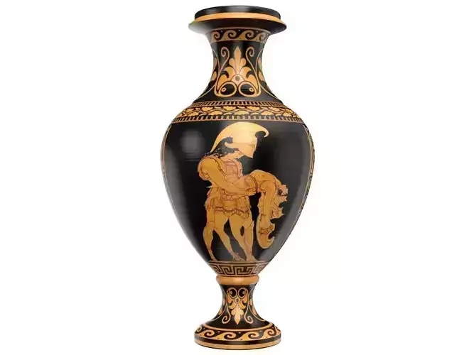 Greek Vase - Ancient Greek Pottery 3D model