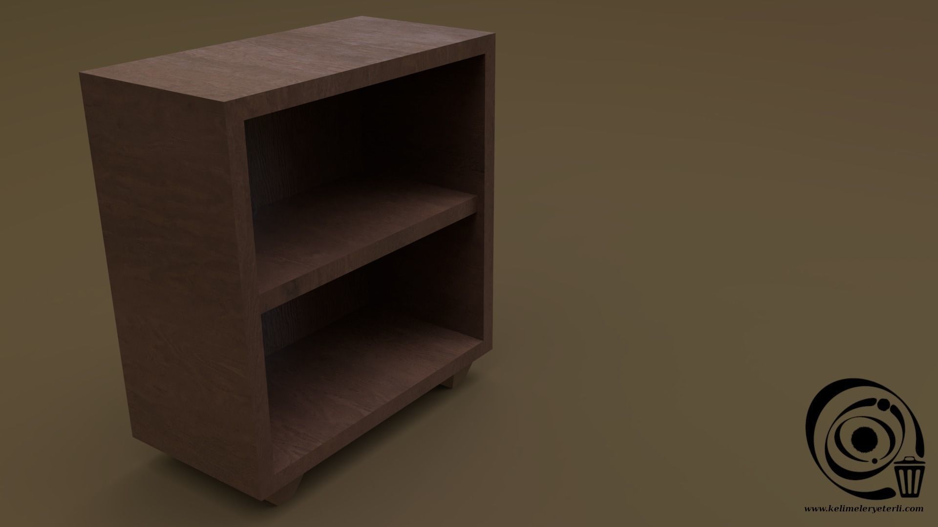 Console Table 06 Low-poly 3D model_1