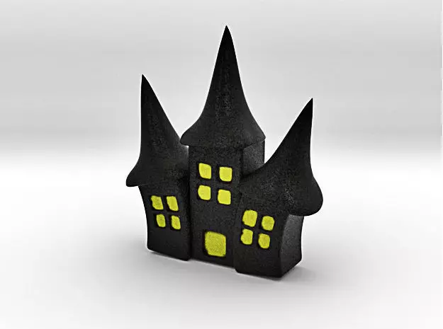 Haunted House 3D print model_0