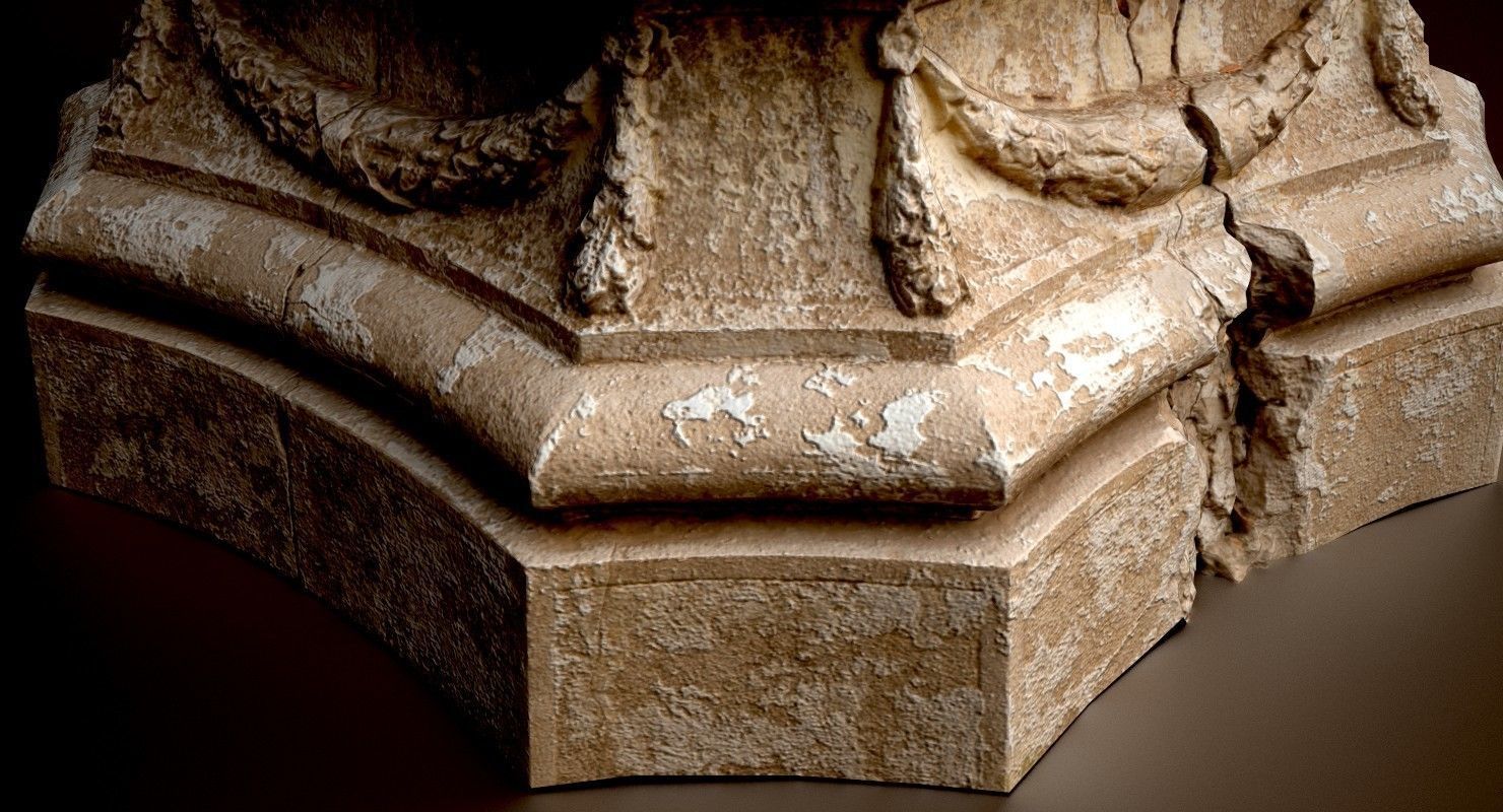 Soviet monument Low-poly 3D model_13