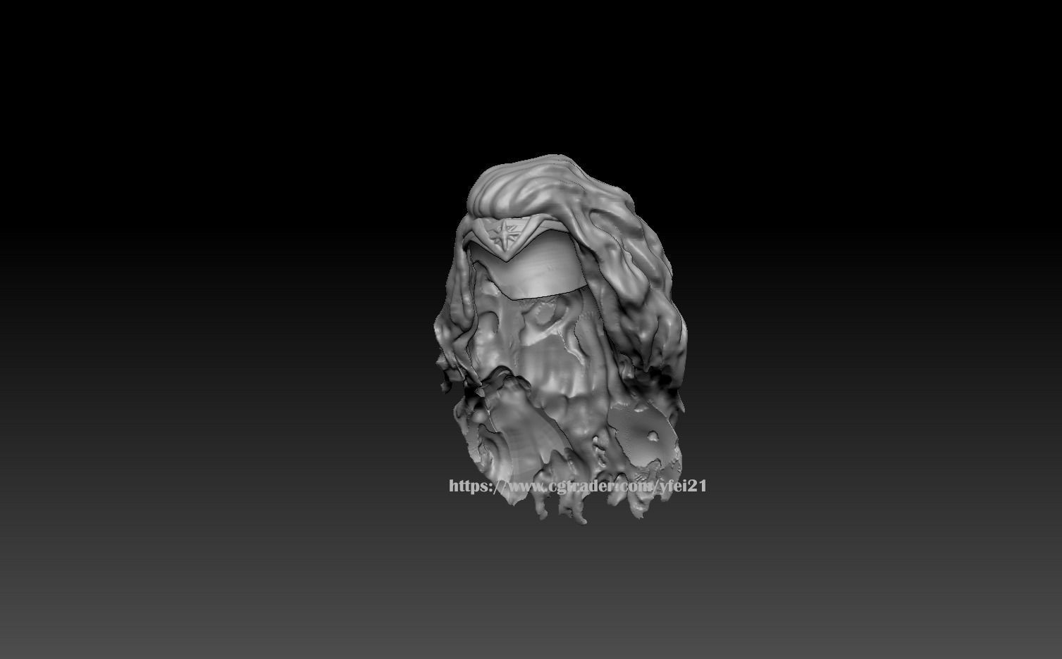 Customizable Wonder Woman Figure For 3D Printing 3D print model_4