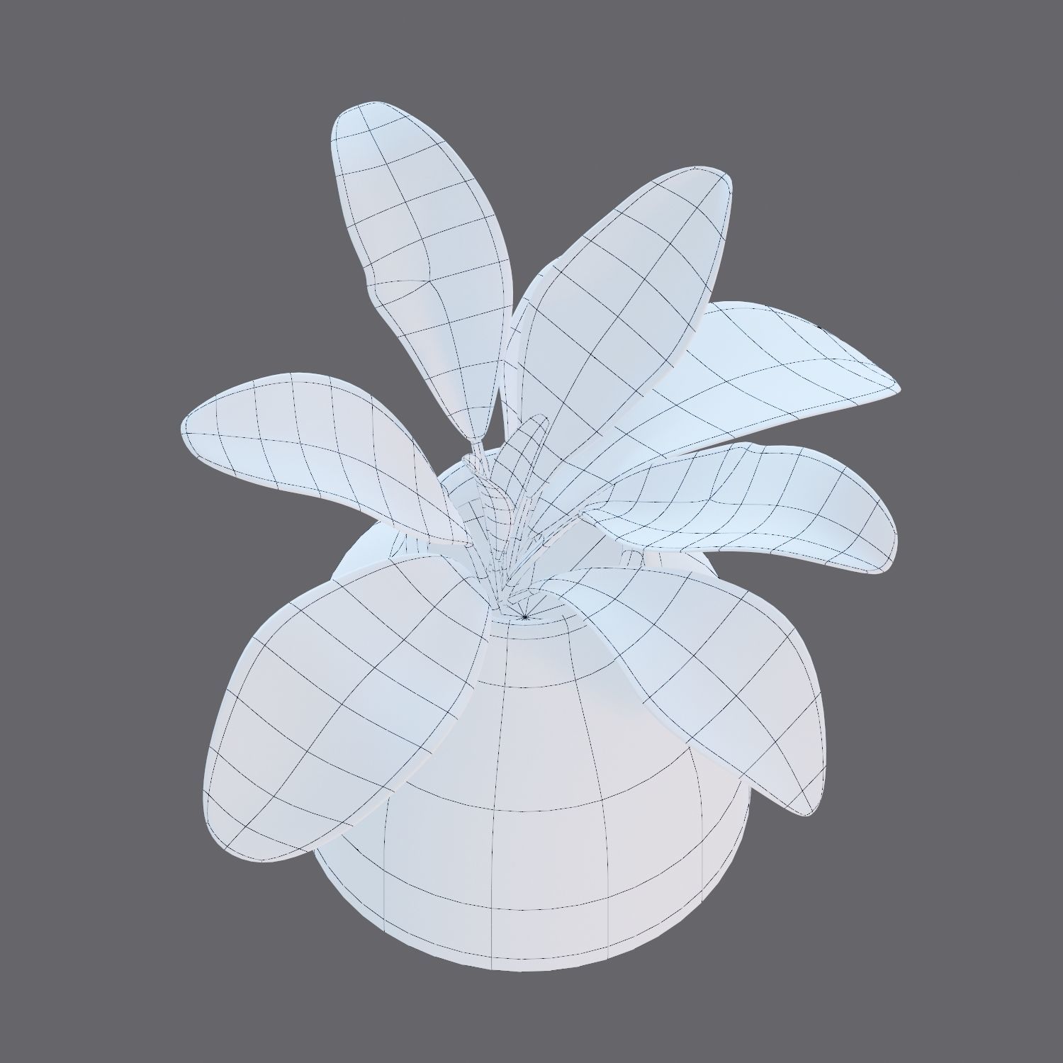 Set of plants 04 3D model_9