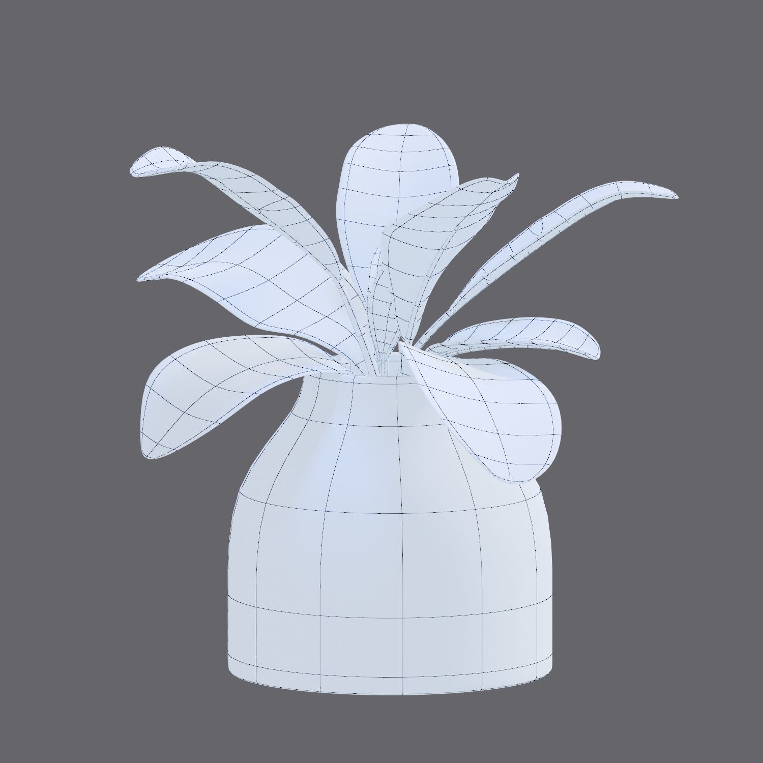 Set of plants 04 3D model_7