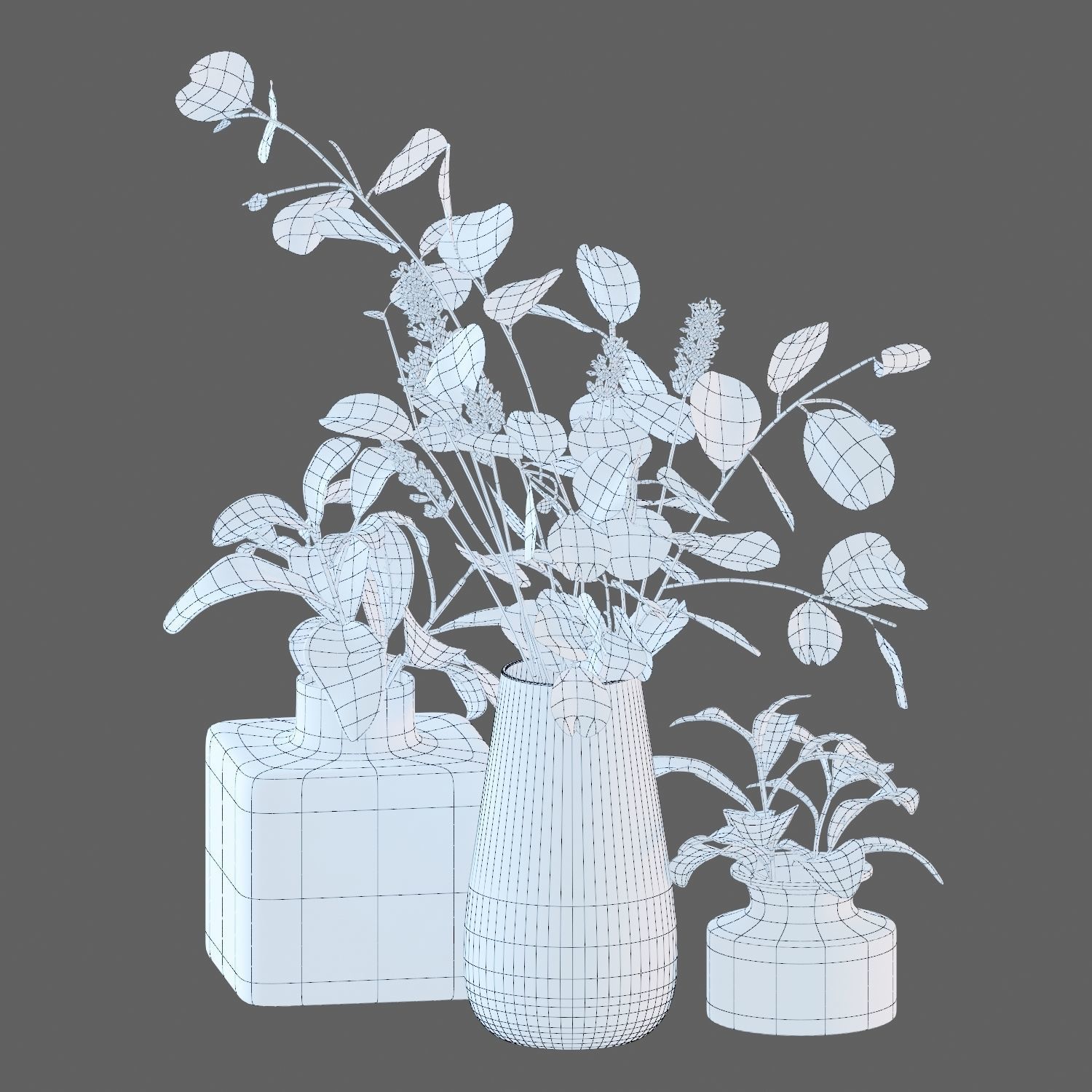Set of plants 05 3D model_5