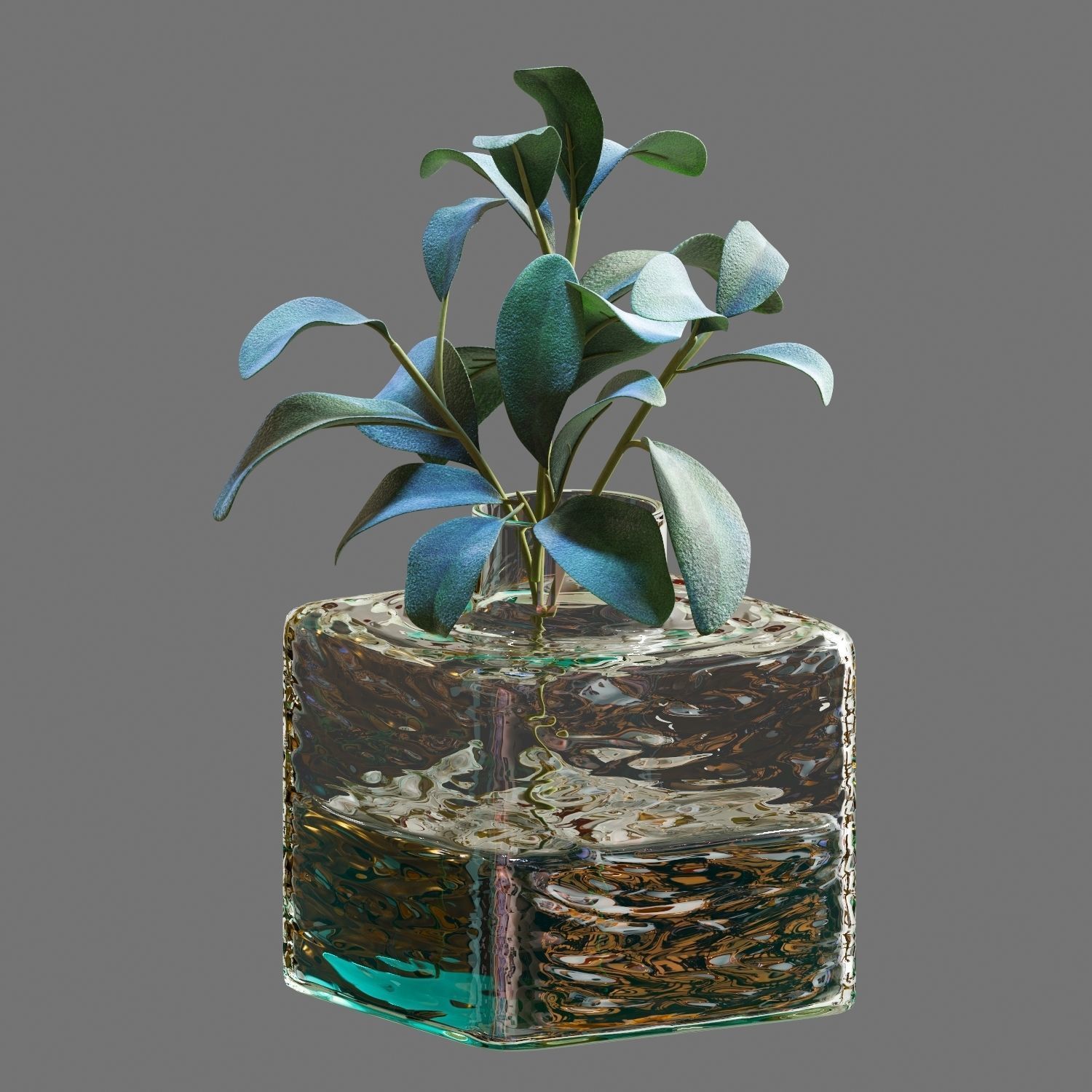 Set of plants 05 3D model_8