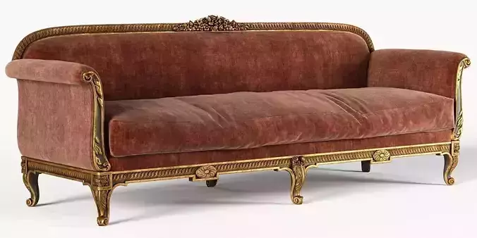 Antique Sofa 3D model