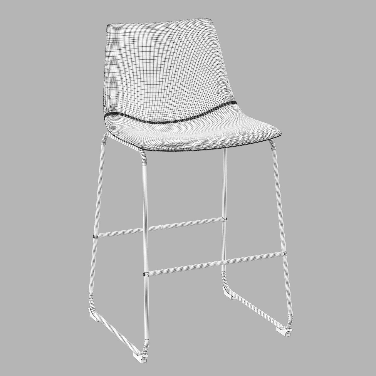 Centiar Adan Dining Chair and Counter Stool  3D model_9