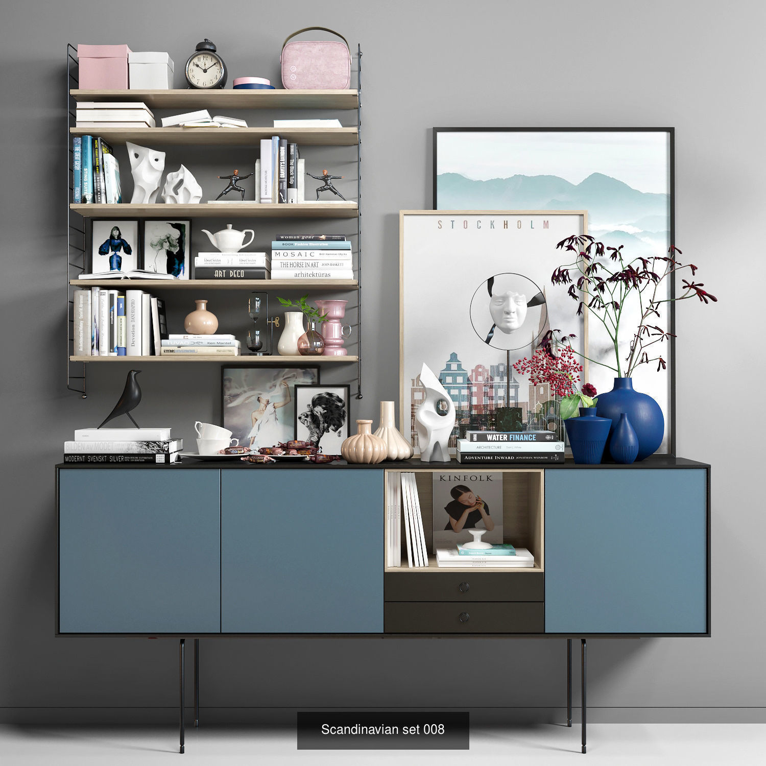 Scandinavian sets 006-010 3D Model Collection_4