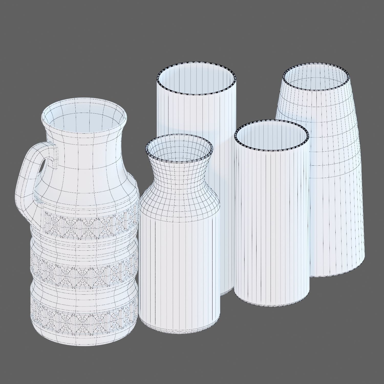 Scandinavian sets 006-010 3D Model Collection_16