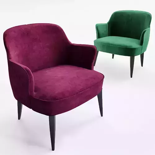 Chair Febo Maxalto 3d model