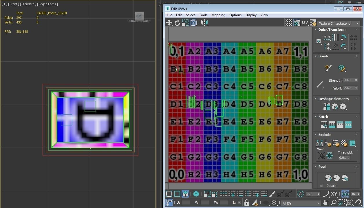 PHOTO FRAME---13x18 3D model_20