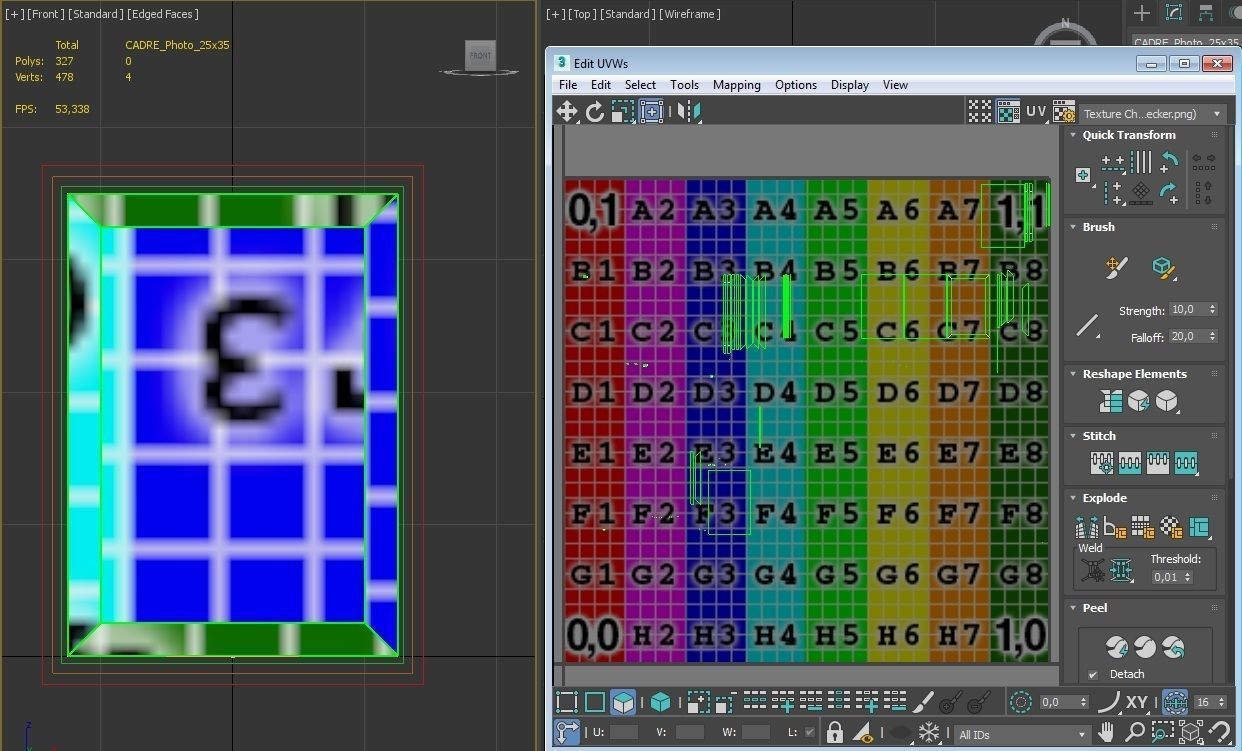 PHOTO FRAME---25x35 3D model_20
