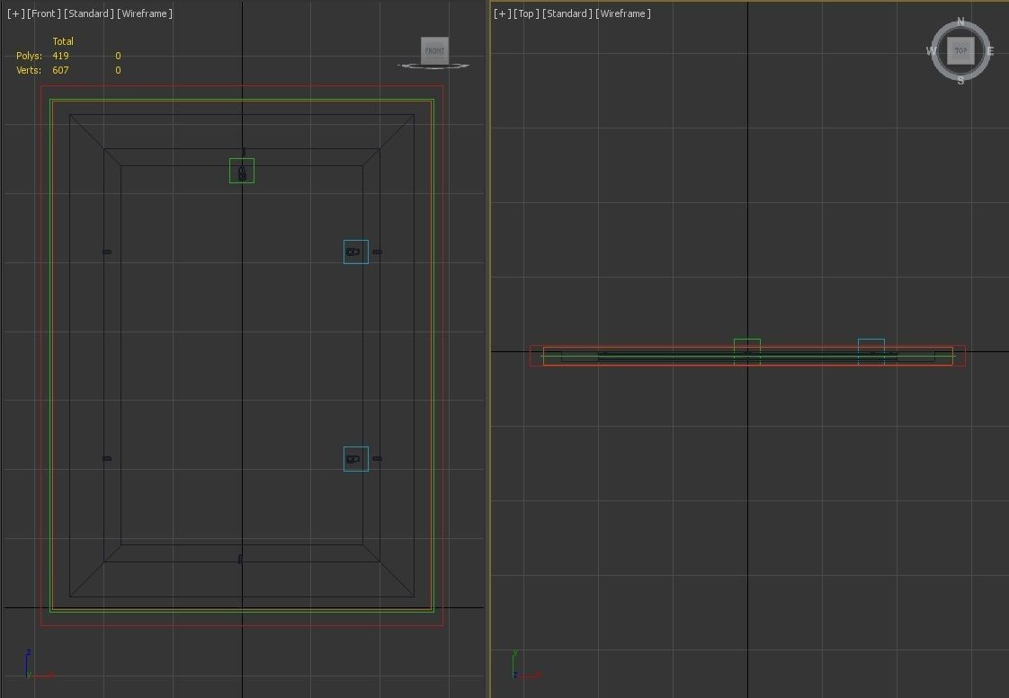 PHOTO FRAME---50x70 3D model_18