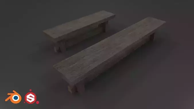 Medieval Benches PBR
