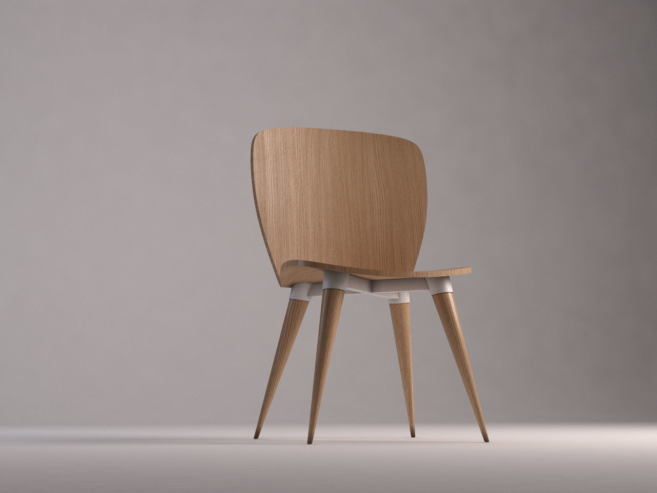 CHAIR---Wood and plastic 3D model_19