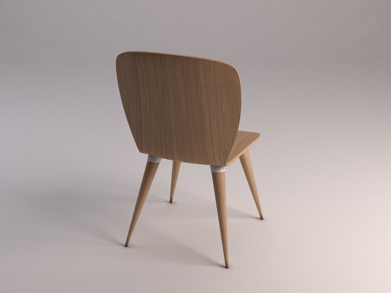 CHAIR---Wood and plastic 3D model_11