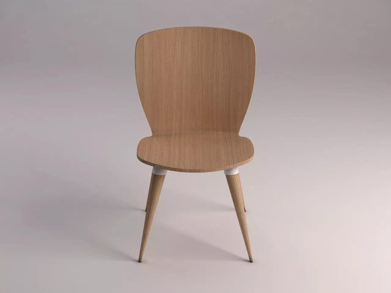 CHAIR---Wood and plastic 3D model_0