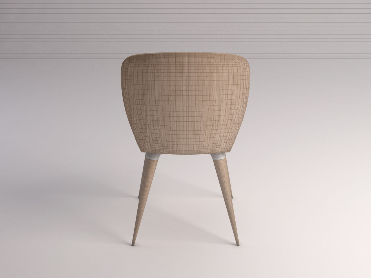 CHAIR---Wood and plastic 3D model_13