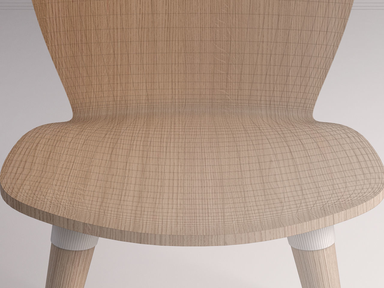 CHAIR---Wood and plastic 3D model_17