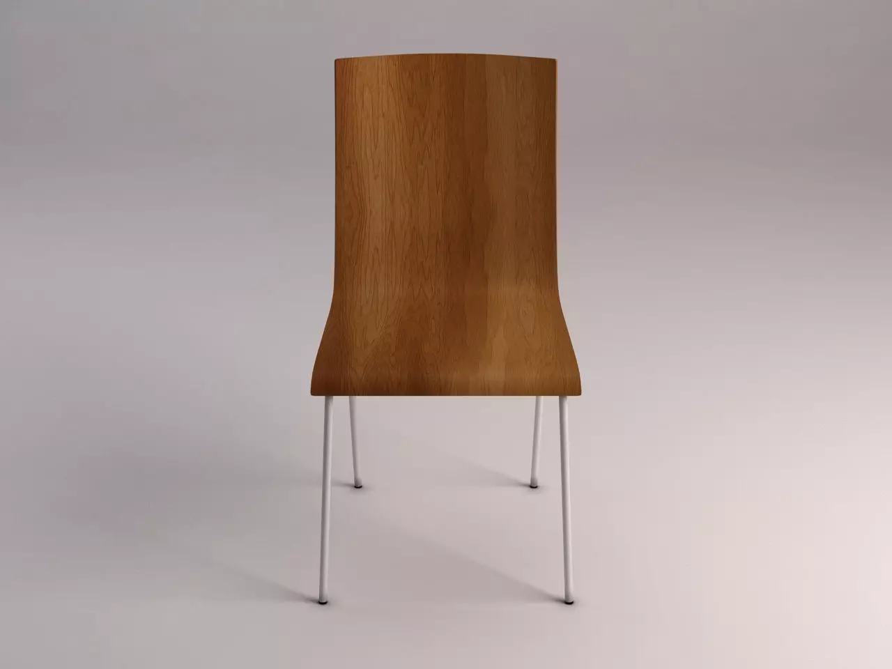 CHAIR---Wooden school chair 3D model_0