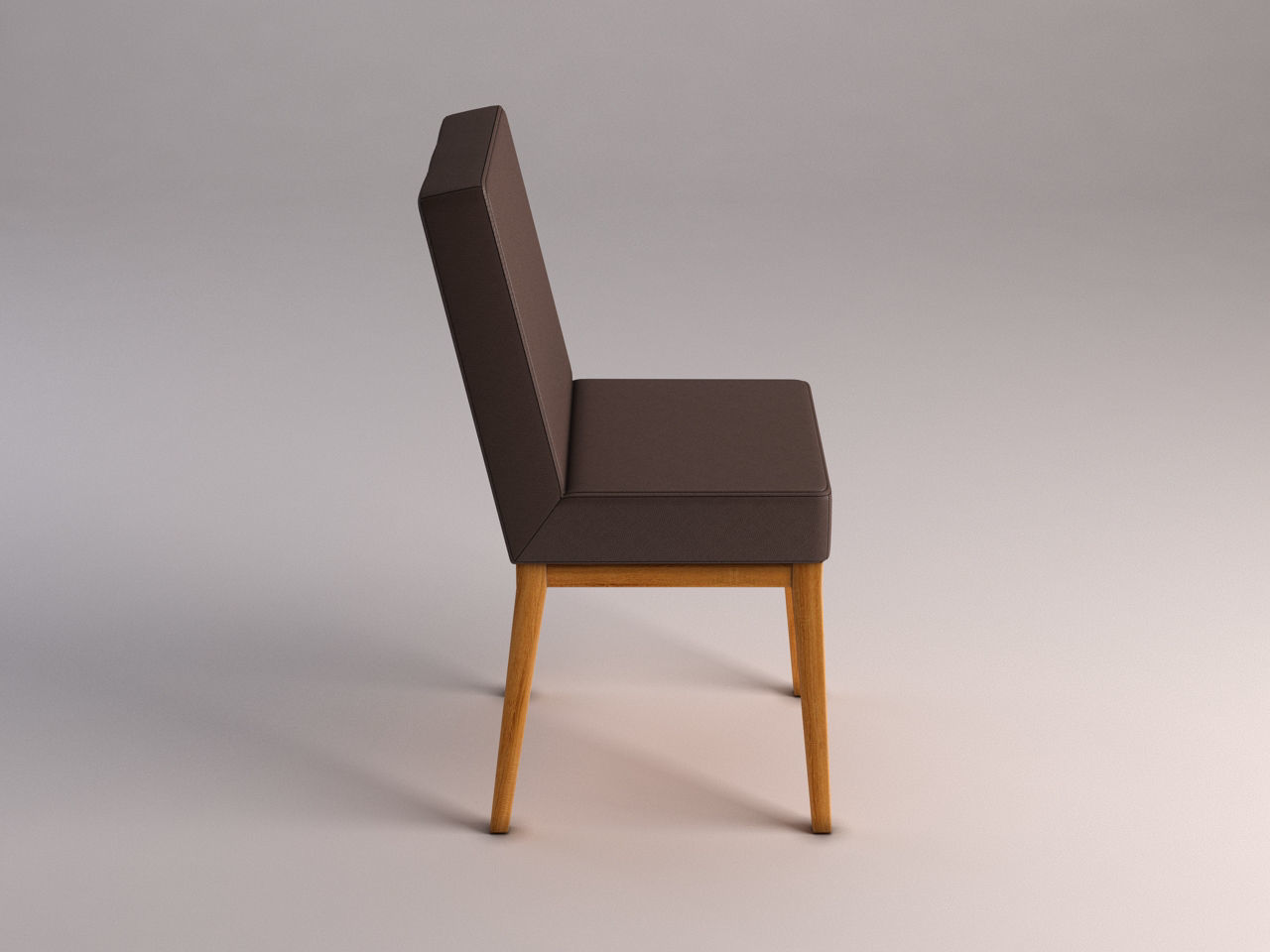 CHAIR---Wool and wood 3D model_6