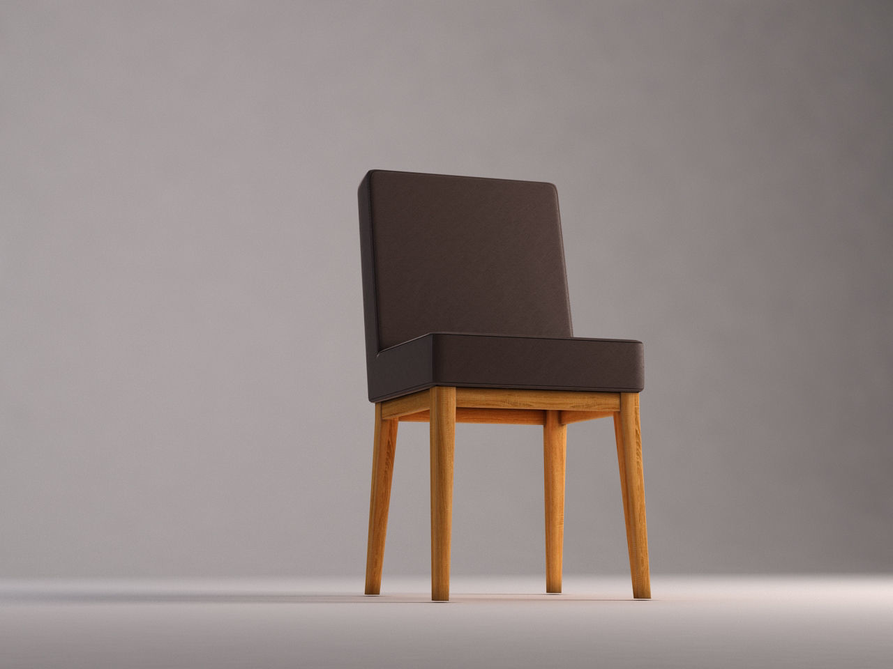 CHAIR---Wool and wood 3D model_19
