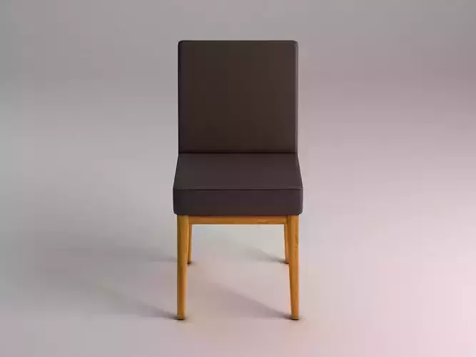 CHAIR---Wool and wood 3D model