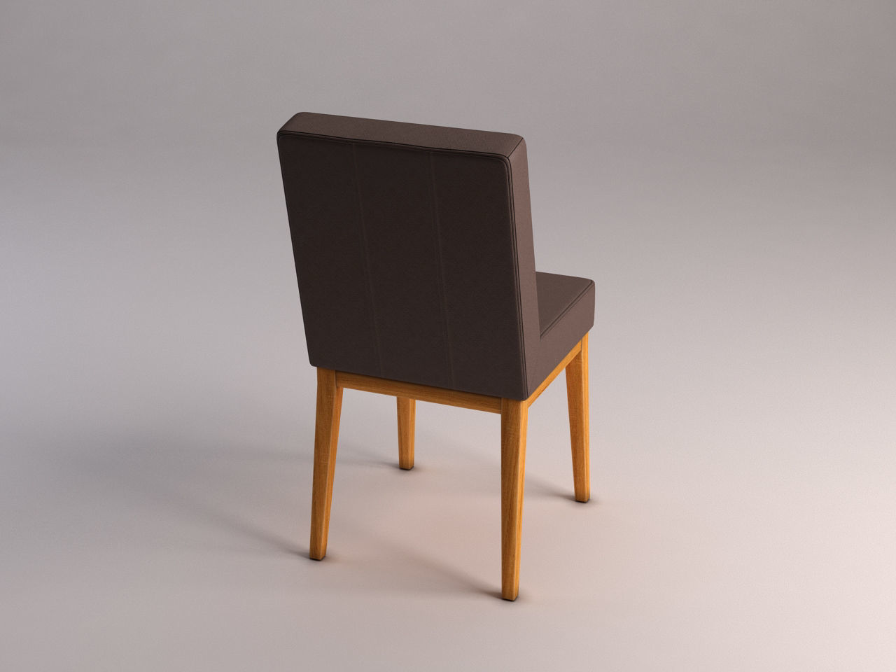 CHAIR---Wool and wood 3D model_11