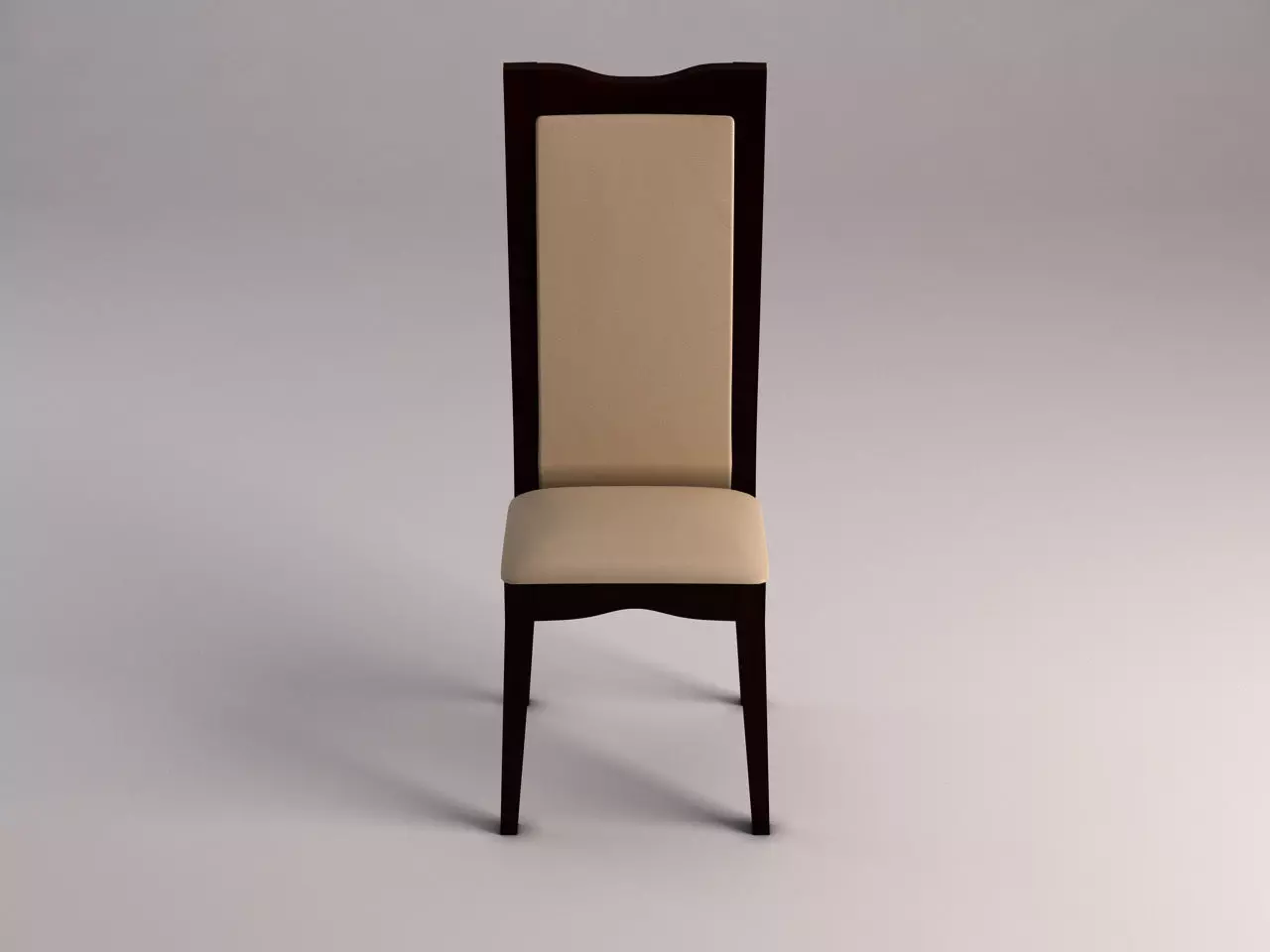 CHAIR---Long back and base leather 3D model_0
