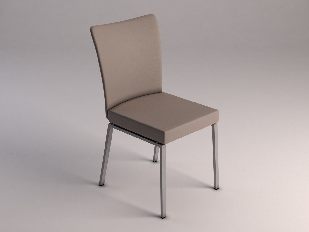 CHAIR---Microfiber and plastic 3D model_3