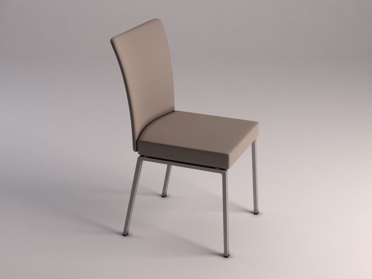 CHAIR---Microfiber and plastic 3D model_5