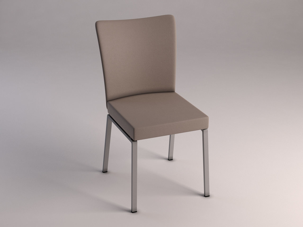 CHAIR---Microfiber and plastic 3D model_2