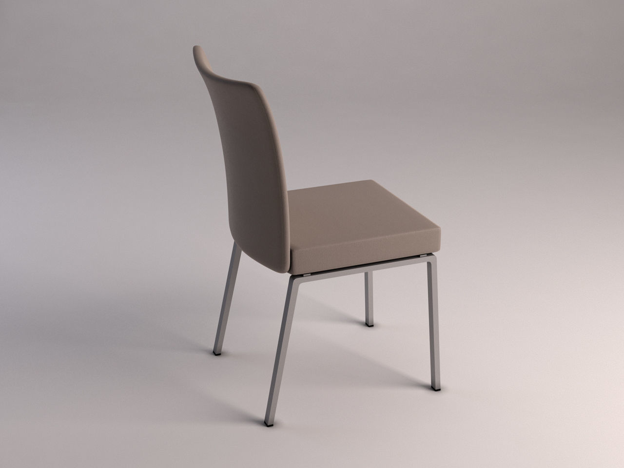 CHAIR---Microfiber and plastic 3D model_8