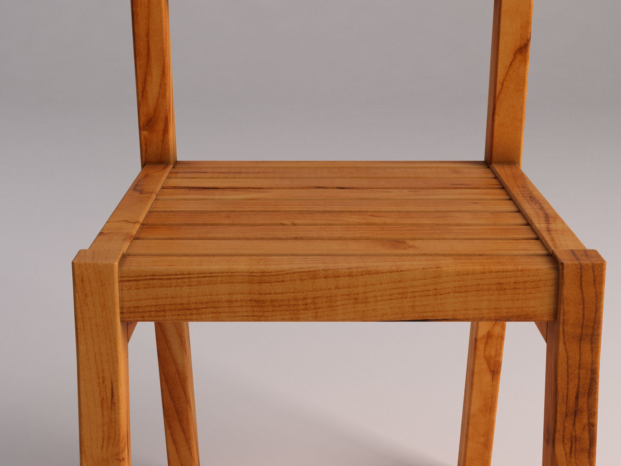 CHAIR---Rustic wood 3D model_16