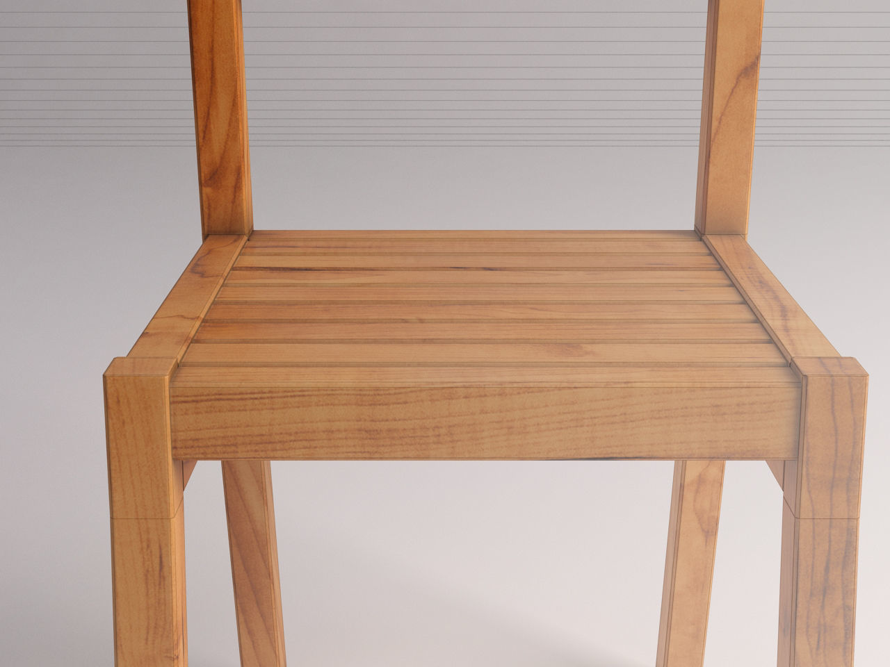 CHAIR---Rustic wood 3D model_17