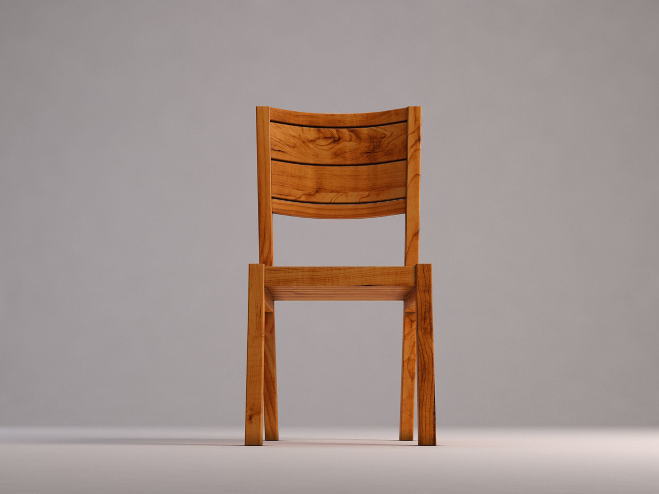 CHAIR---Rustic wood 3D model_18